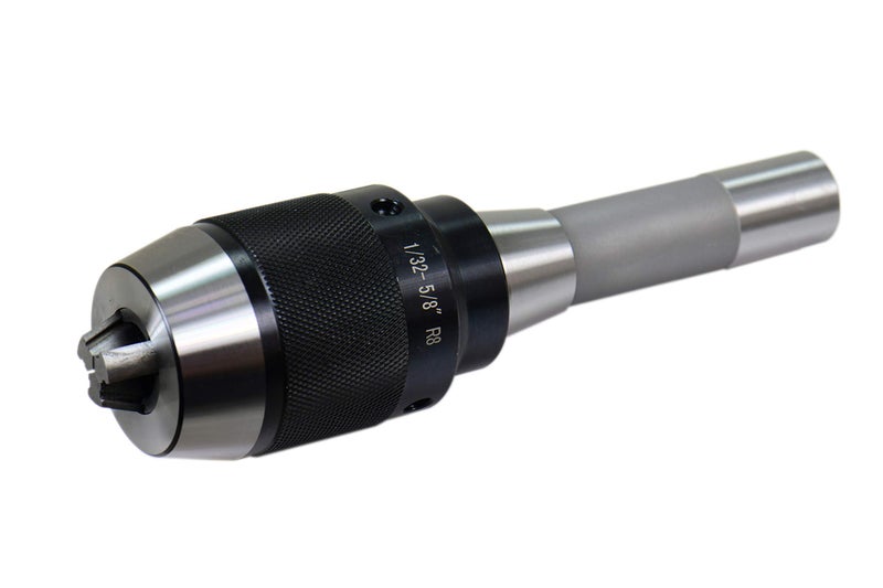 Shars 1/8-5/8" Classic Plus Keyless drill chuck with R-8 Integral Shank 202-5018 P[